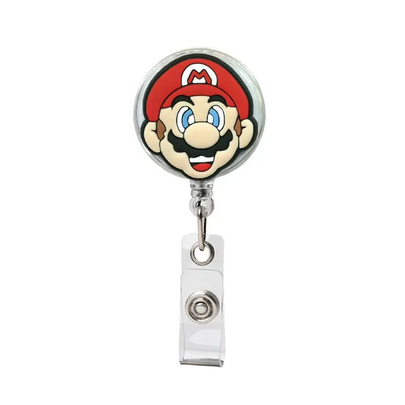 Mario & Crew Badge Reels Brujita Charms