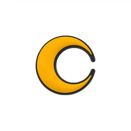 Crescent Moon Clog Charm Brujita Charms