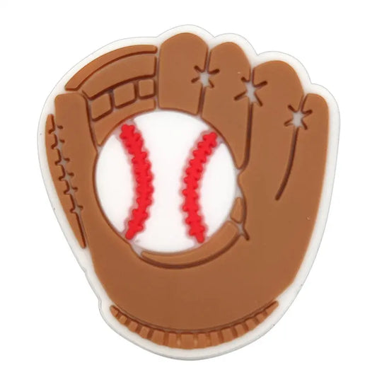 Baseball Glove Clog Charm Brujita Charms