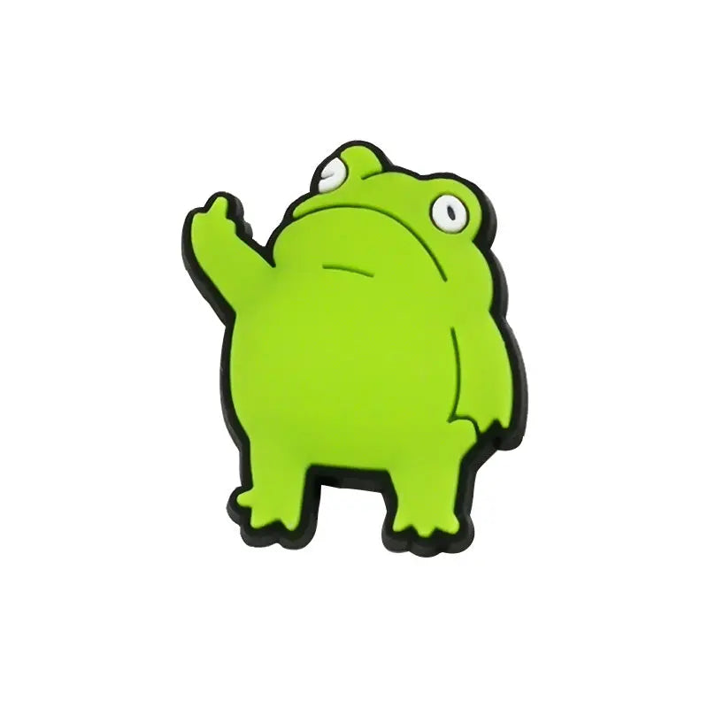 Rude Ribbit Clog Charm Brujita Charms