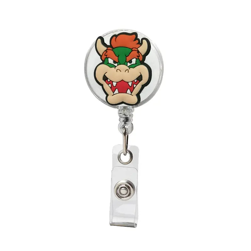 Mario & Crew Badge Reels Brujita Charms