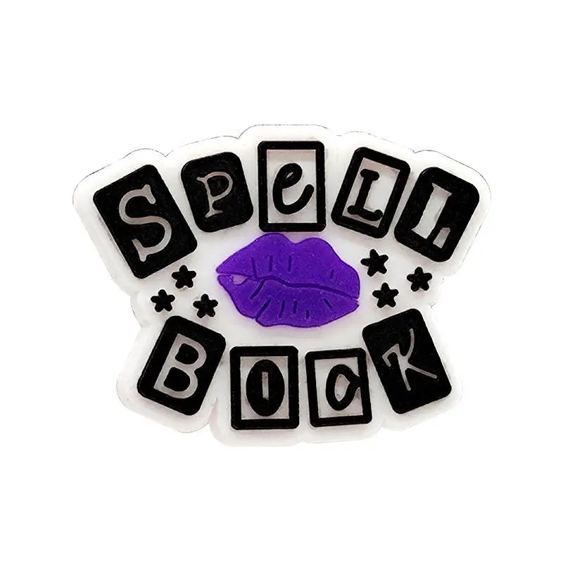 Spell Book Clog Charm Brujita Charms