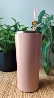 Scarecrow Drinking Straw Charm Brujita Charms