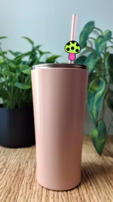 Psychedelic Mushroom Drinking Straw Charm Brujita Charms