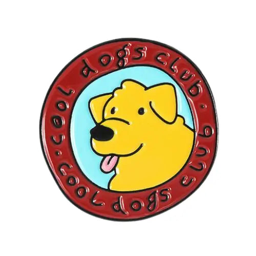 Cool Dog Club Enamel Pin Brujita Charms
