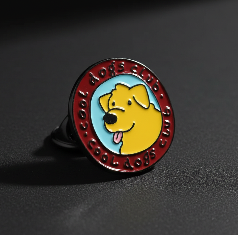 Cool Dog Club Enamel Pin Brujita Charms