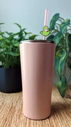 Slimy Ghost Drinking Straw Charm Brujita Charms