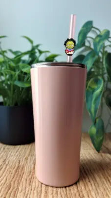 Everything's Bigger in Texas Drinking Straw Charm Brujita Charms