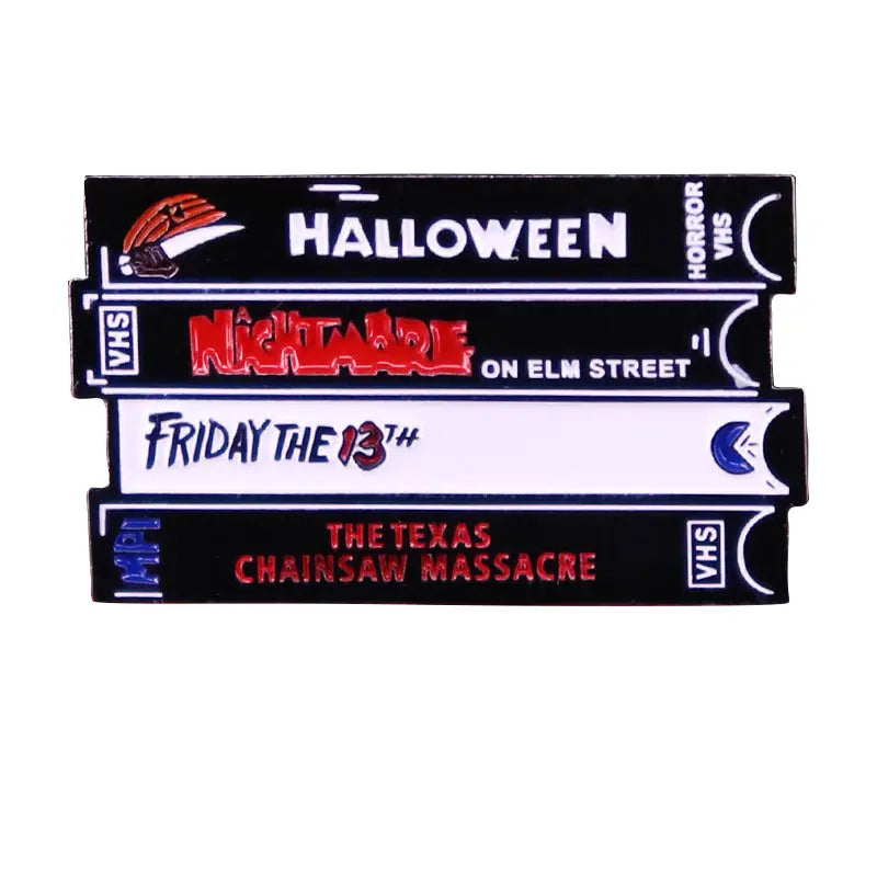 Killer VHS Collection Enamel Pin Brujita Charms
