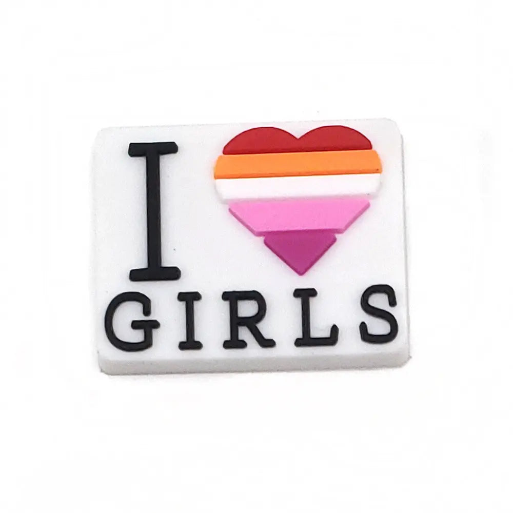 I Love Girls Clog Charm Brujita Charms