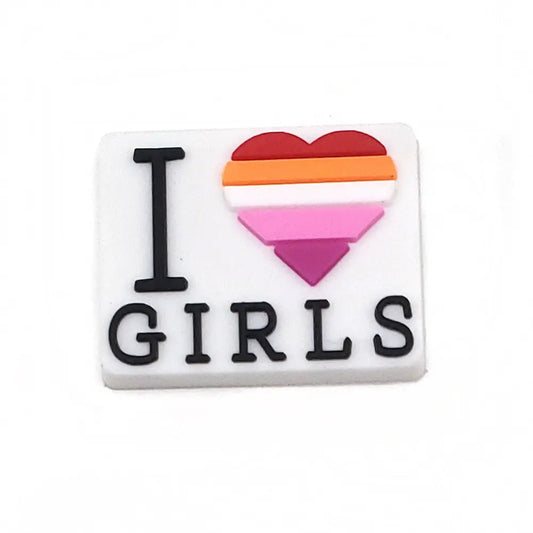 I Love Girls Clog Charm Brujita Charms