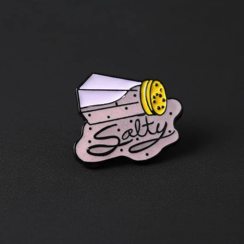 Salty B!tch Enamel Pin Brujita Charms