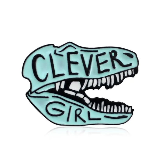 Clever Girl Enamel Pin Brujita Charms