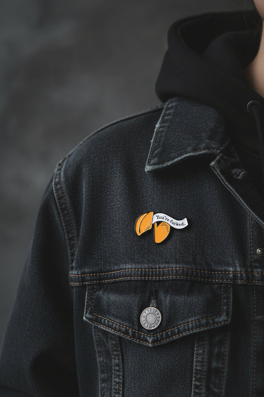 Unfortunate Enamel Pin Brujita Charms