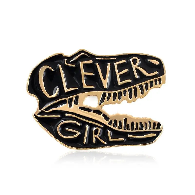 Clever Girl Enamel Pin Brujita Charms