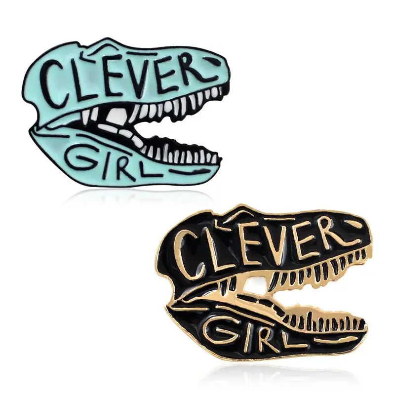 Clever Girl Enamel Pin Brujita Charms