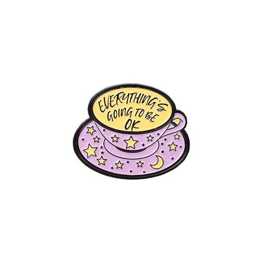 Witchy Affirmation Enamel Pins Brujita Charms