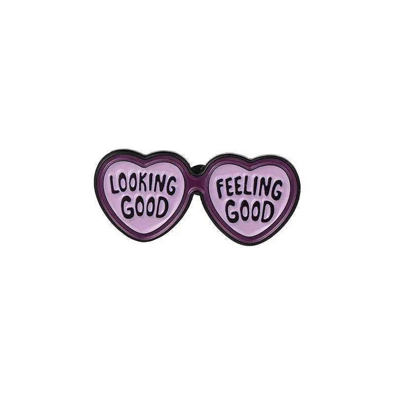 Witchy Affirmation Enamel Pins Brujita Charms