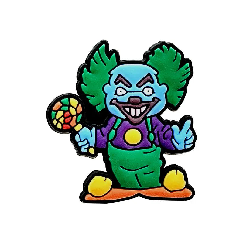 Killer Clown Drinking Straw Charm Brujita Charms