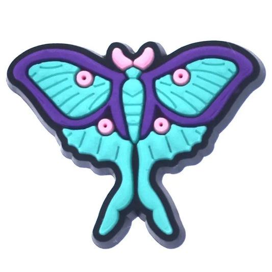 A Moth Named Luna Clog Charm Brujita Charms