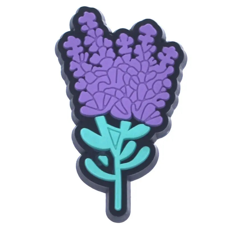 Lavender Clog Charm Brujita Charms