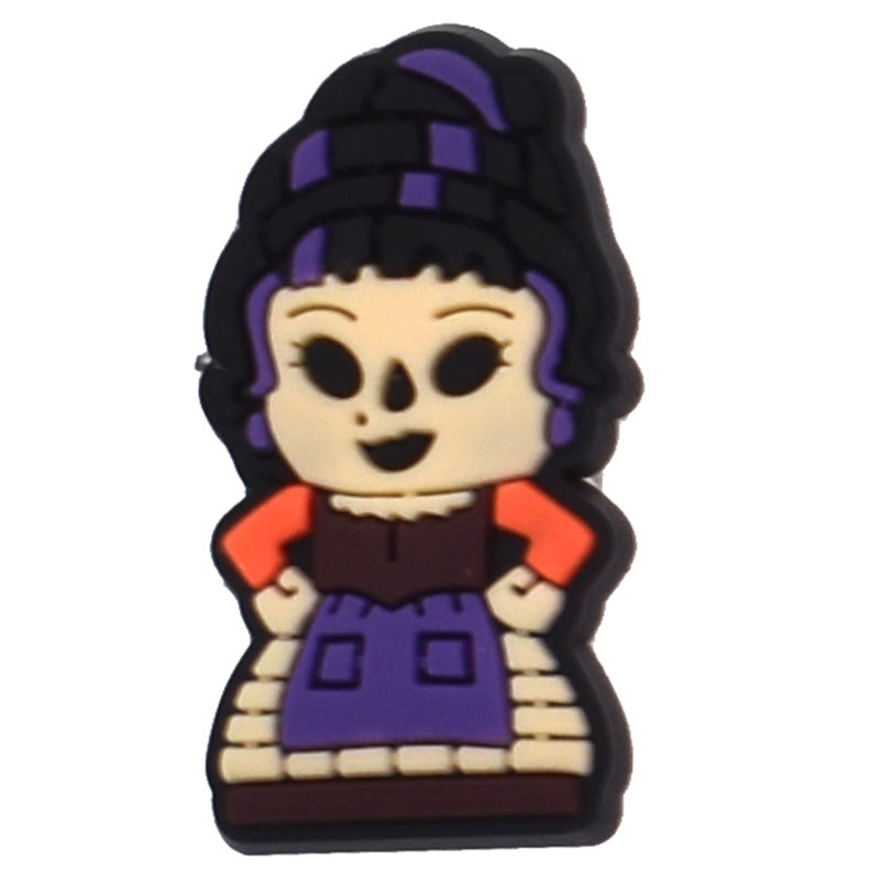 Witch Sisters Drinking Straw Charm