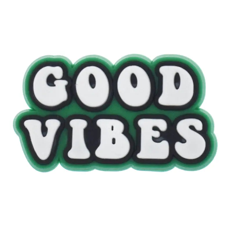 "Good Vibes" Drinking Straw Charm Brujita Charms