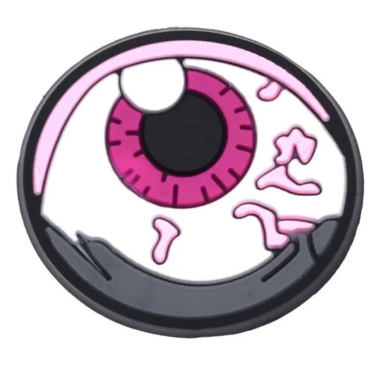 Pink Eye Drinking Straw Charm Brujita Charms