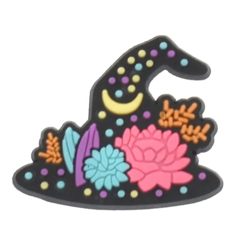 Witch Hat Straw Topper Brujita Charms