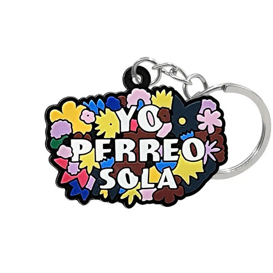 "Yo Perreo Sola" Keychain Brujita Charms