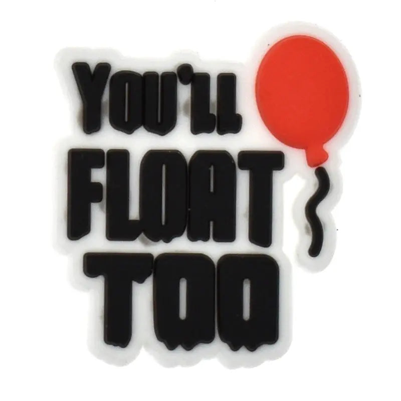 Red Balloon Drinking Straw Charm Brujita Charms