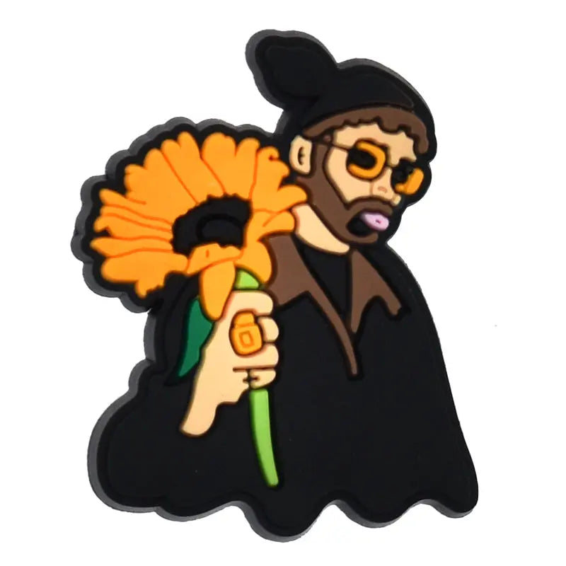 Sunflower Benito Drinking Straw Charm Brujita Charms