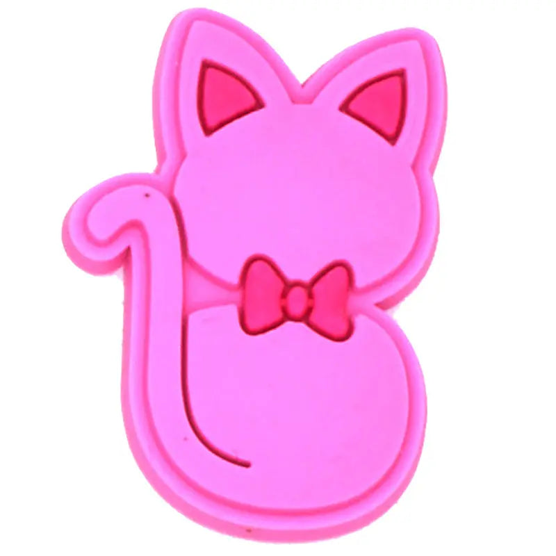 Pink Cat Clog Charm Brujita Charms