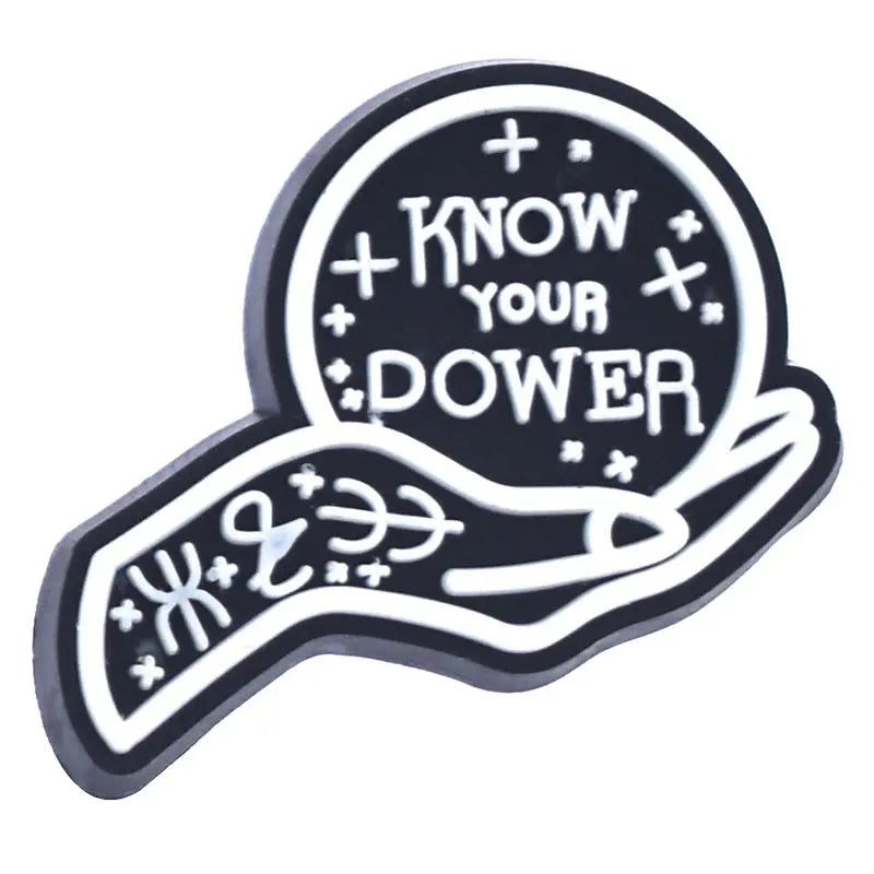 "Know Your Power" Clog Charm Brujita Charms