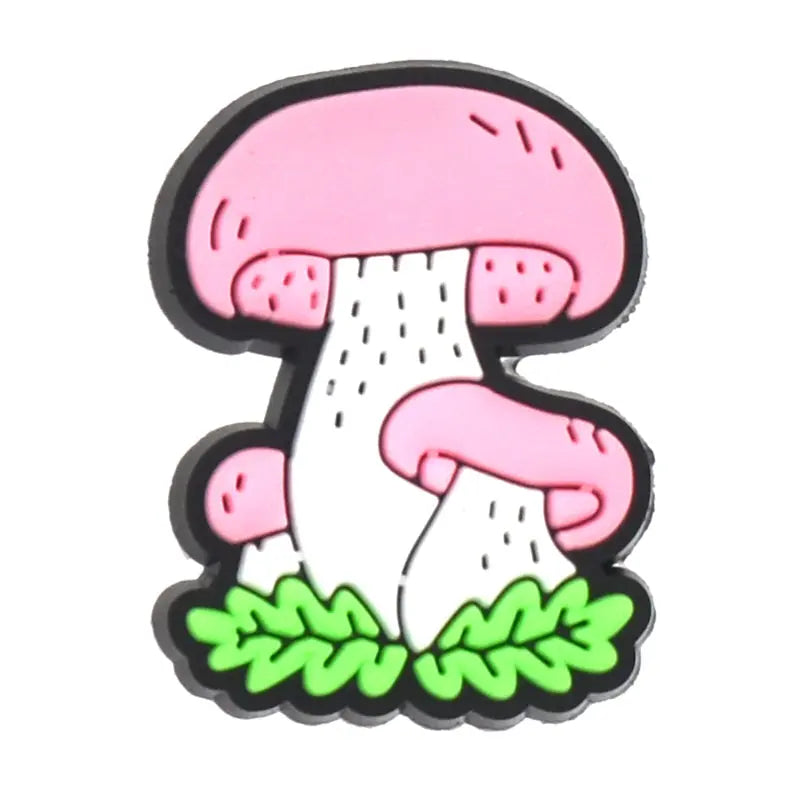 Pink 'Shroomin Clog Charm Brujita Charms
