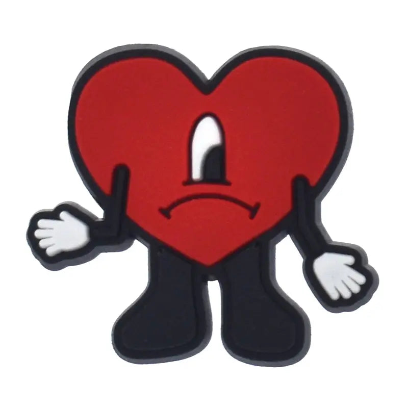 BB UVST Heart Drinking Straw Charm Brujita Charms