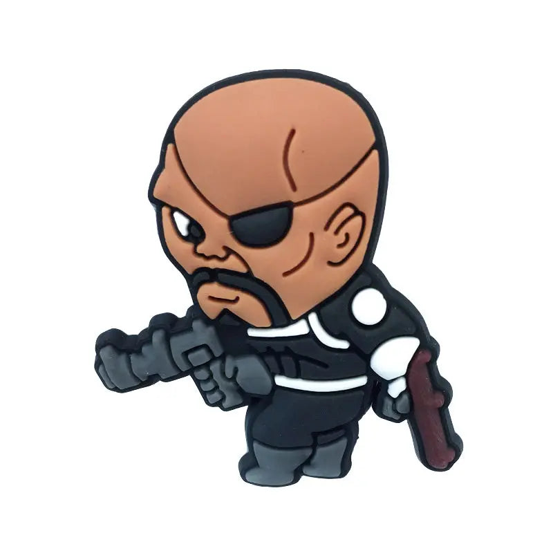 Superhero Pose Clog Charms Brujita Charms