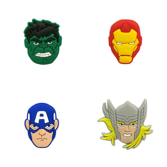 Superhero Face Clog Charms Brujita Charms