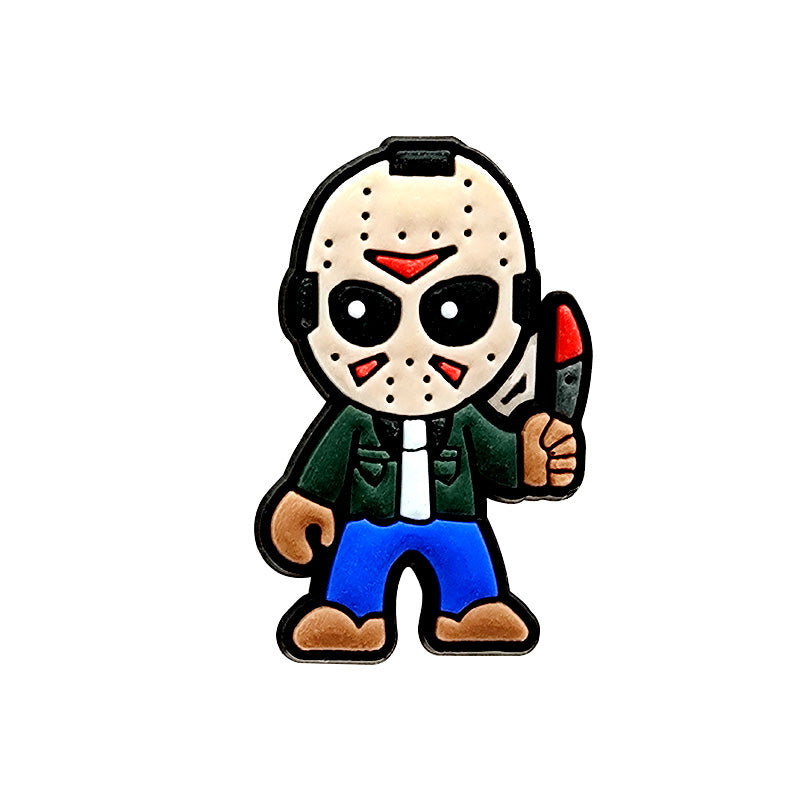 Camp Crystal Lake Killer Straw Charm