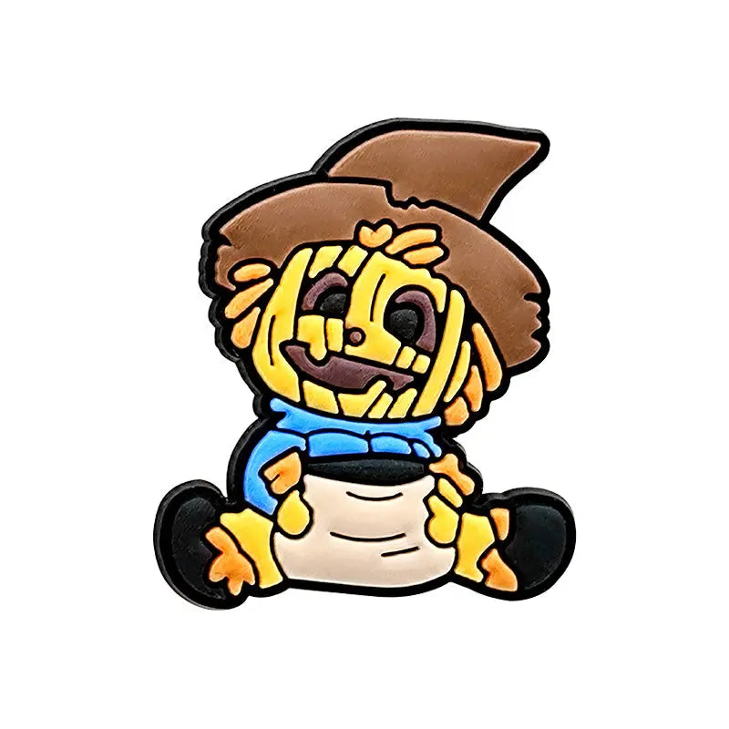 Scarecrow Drinking Straw Charm Brujita Charms