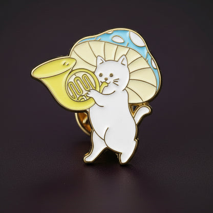 Everybody Wants to Be a Cat Enamel Pin Brujita Charms