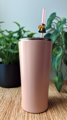 Sunflower Benito Drinking Straw Charm