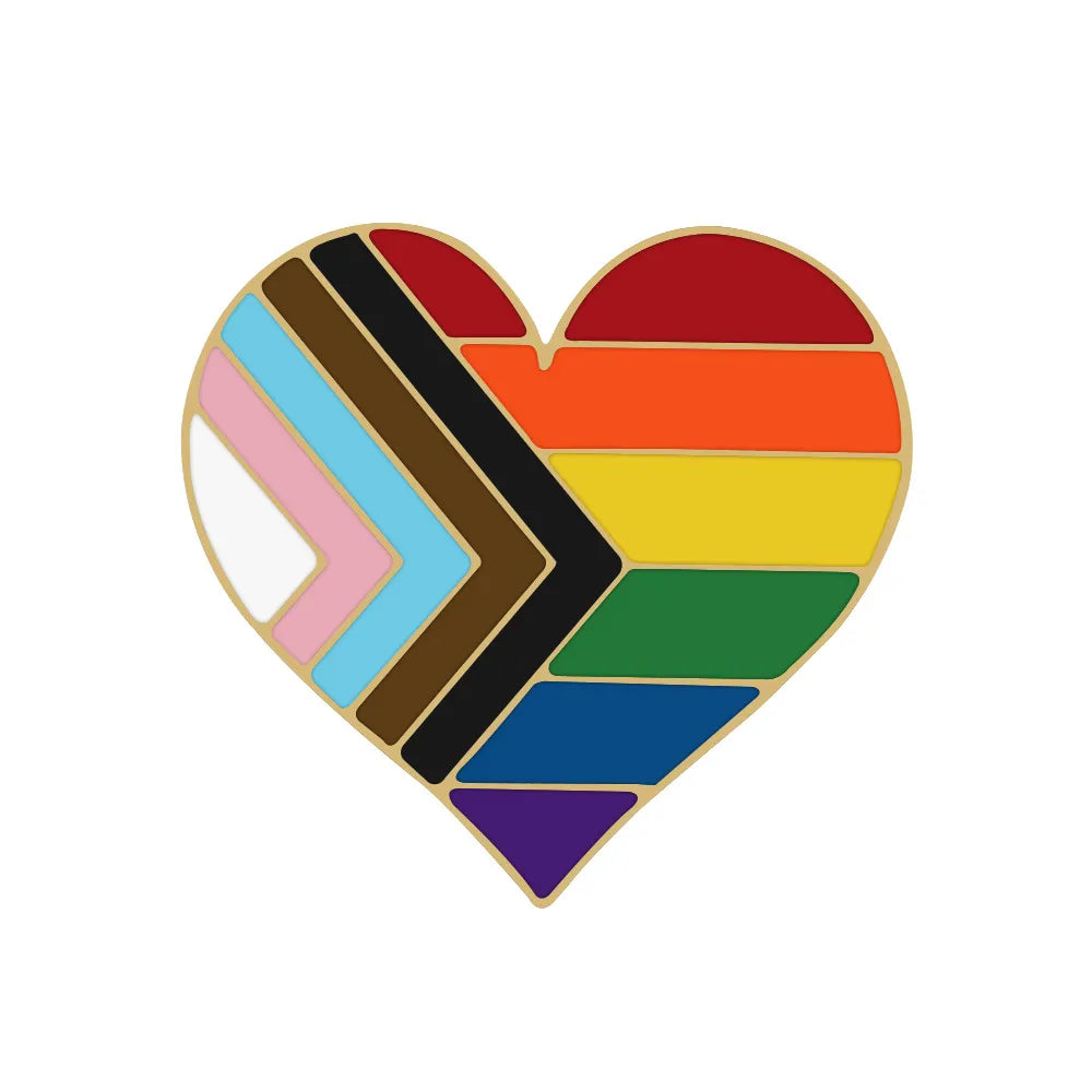Proud Heart Enamel Pin