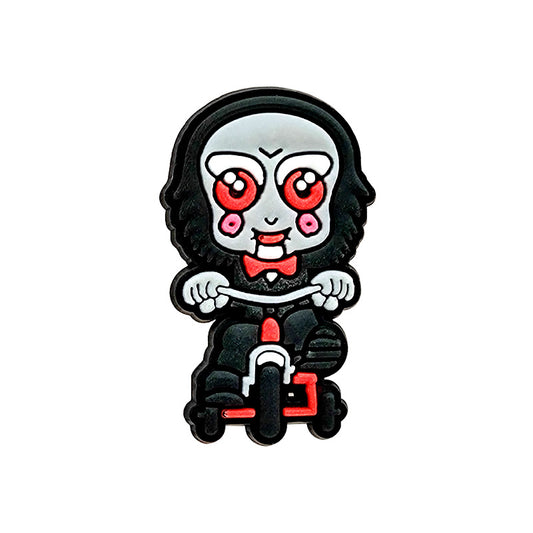 Jigsaw's Tricycle Drinking Straw Charm