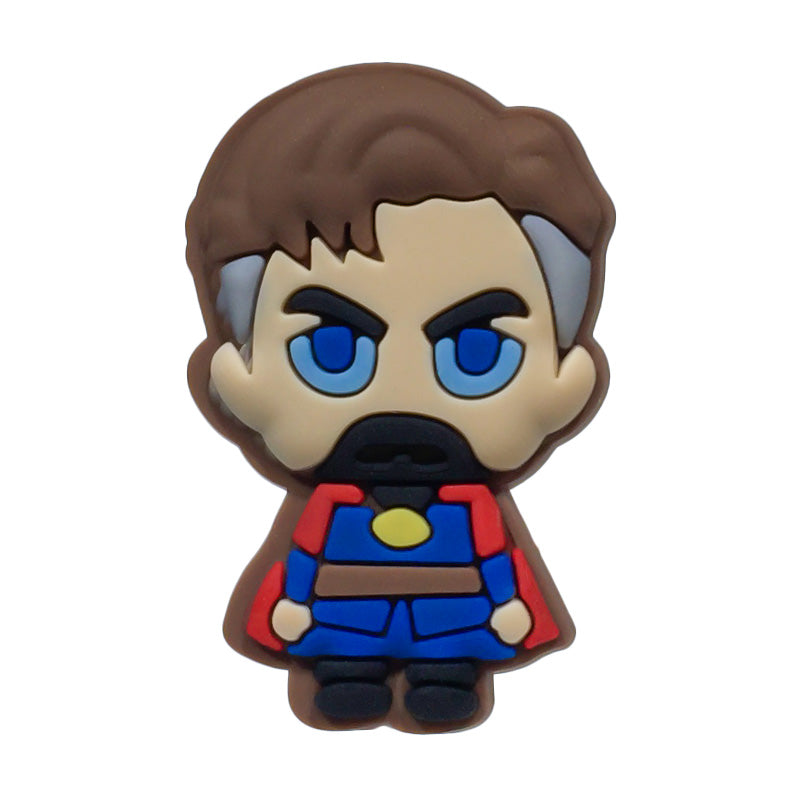 Superhero Pose Clog Charms