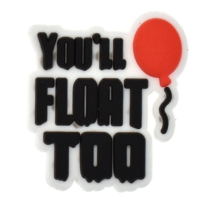 Red Balloon Drinking Straw Charm