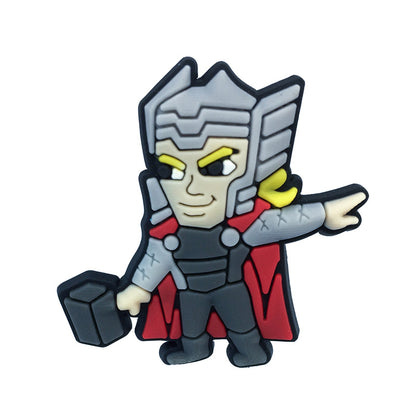 Superhero Pose Clog Charms