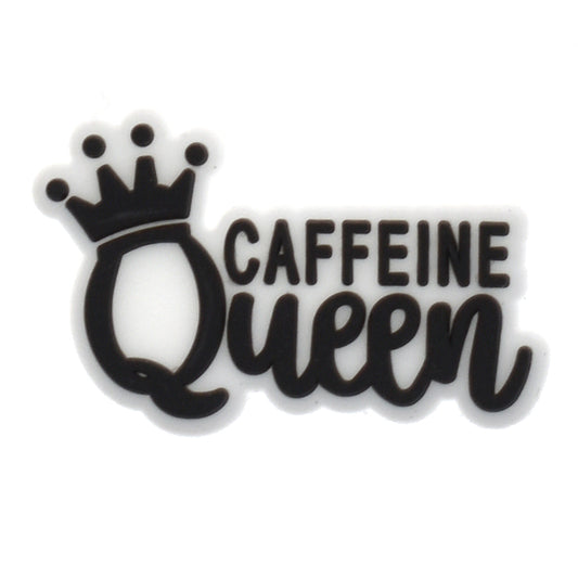 "Caffeine Queen" Drinking Straw Charm