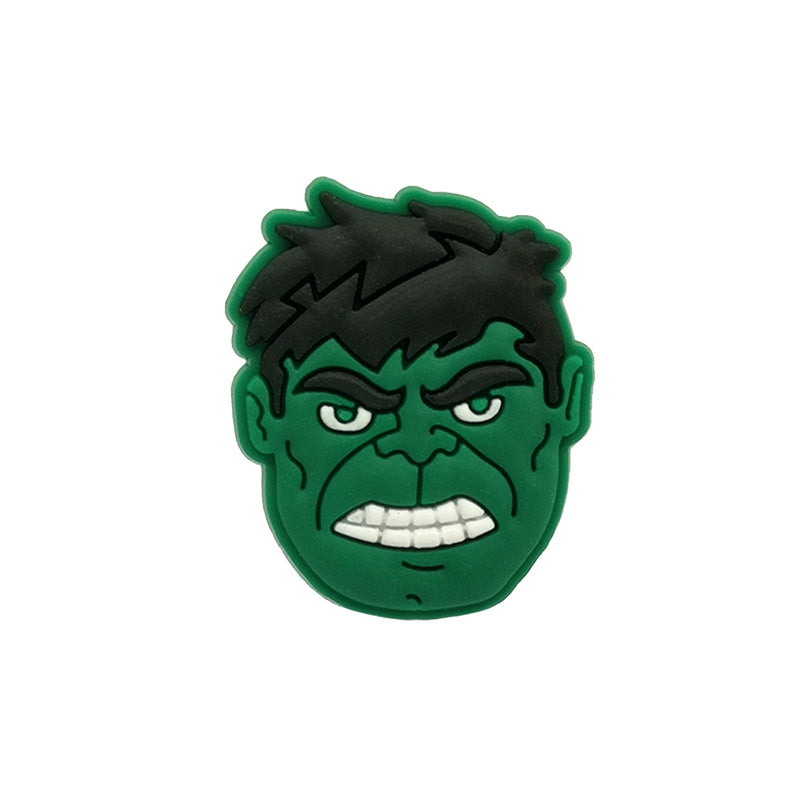 Superhero Face Clog Charms
