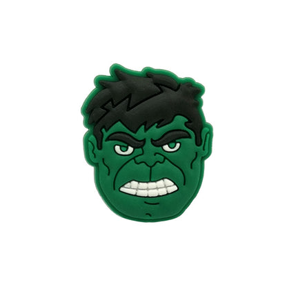 Superhero Face Clog Charms